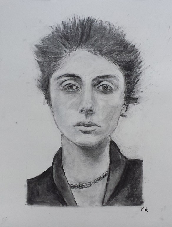 Charcoal sketch by Michael Armstrong