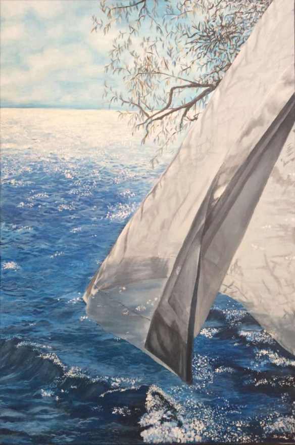 limited palette exercise :using only cool colors